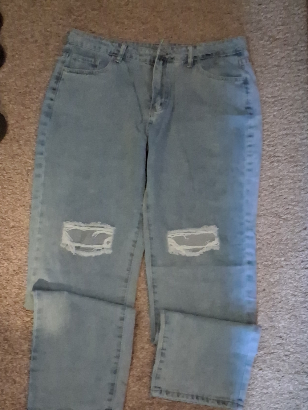 Light Blue Distressed Women’s Jeans